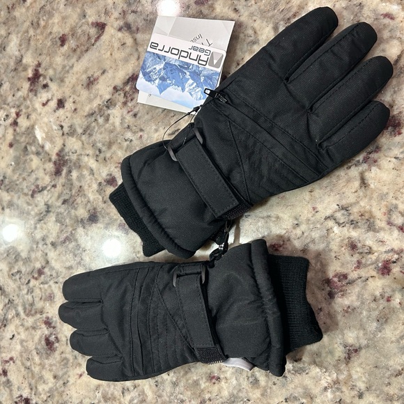ANDORRA Kids Ski Gloves Waterproof Winter Children's Snow Gloves. SMALL - Picture 6 of 8